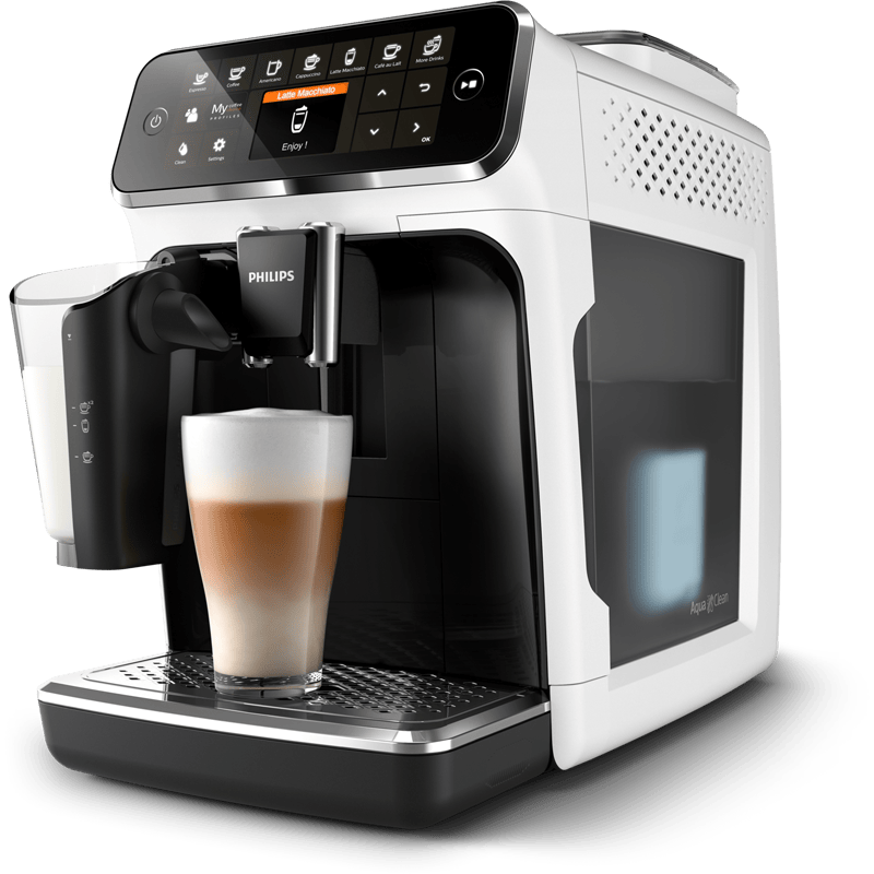 PHILIPS Ekspres automatyczny Seria 4300 LatteGo EP4343/51 biały