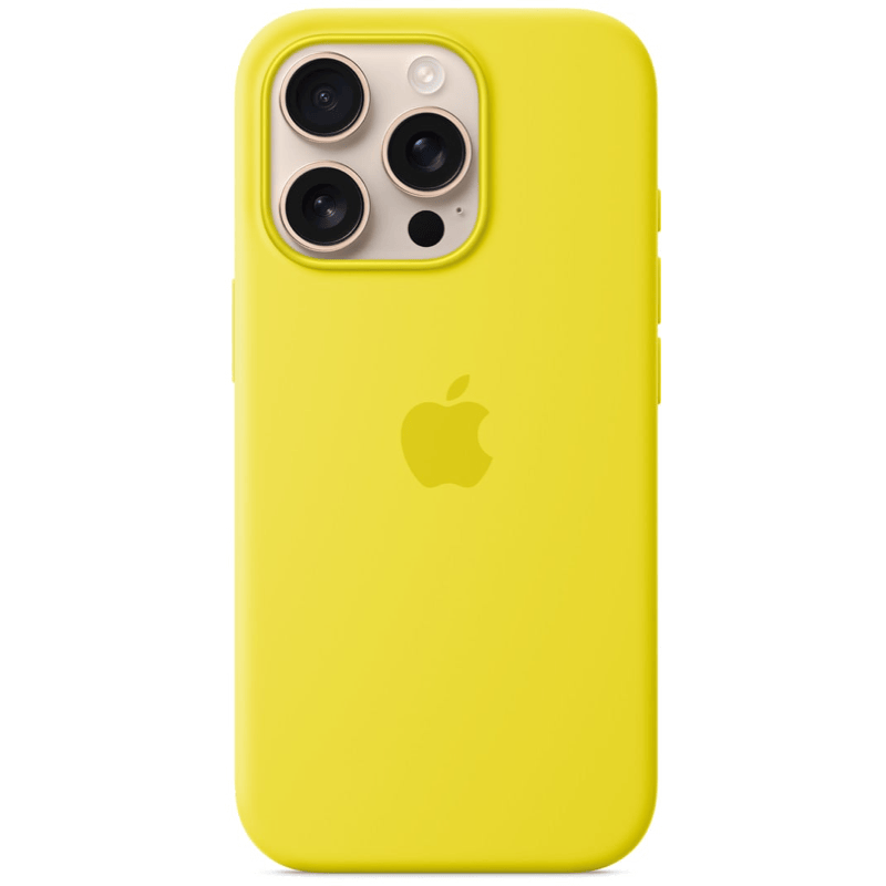 Etui iPhone 16 Pro Silicone Case with MagSafe star fruit-żółty tył